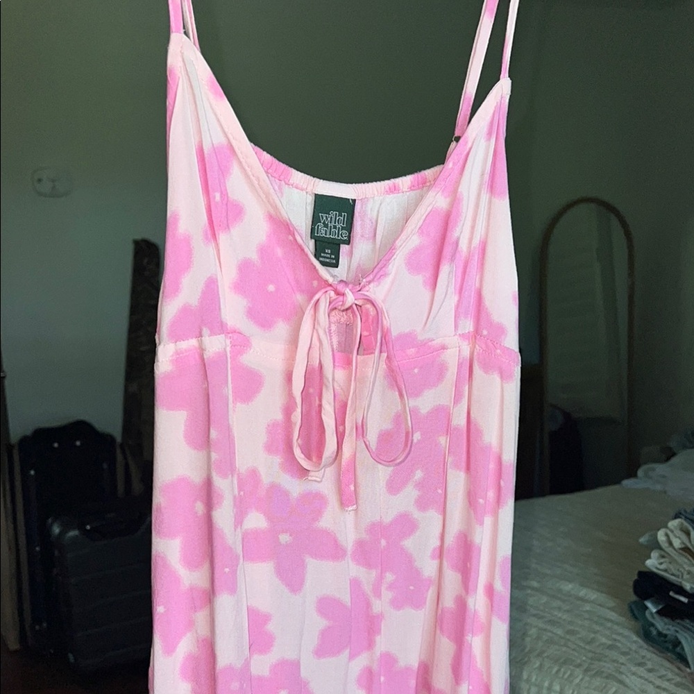 Wild Fable Pink Floral Mini Dress